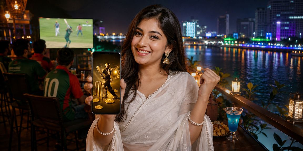 ঢাকায় মোবাইলে tkv66 ক্রিকেট বেটিং করছেন একজন খেলোয়াড়